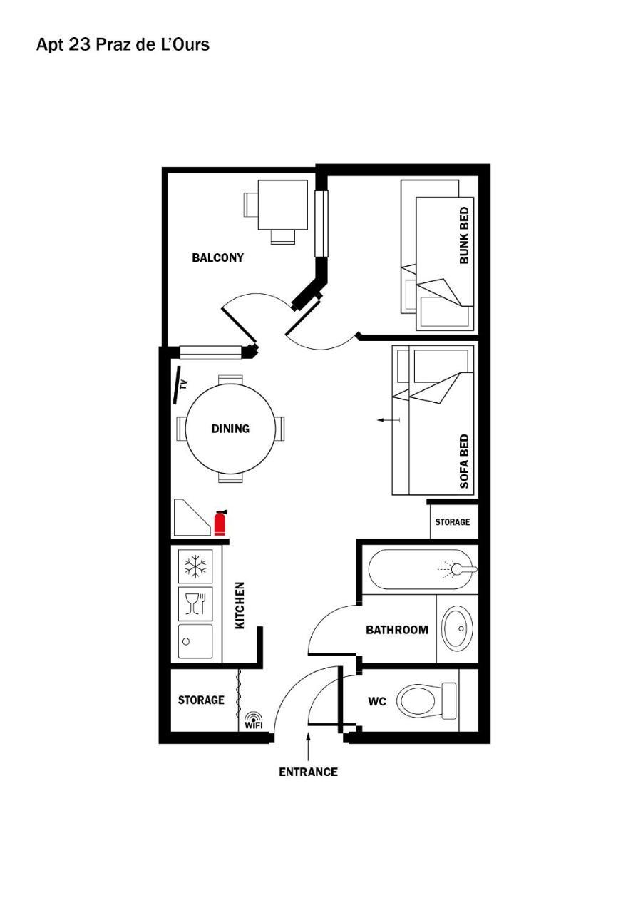 23 Praz De L'Ours Vallandry - Les Arcs Apartman Peisey-Nancroix Kültér fotó